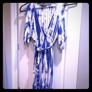 Tie dye maxi dress